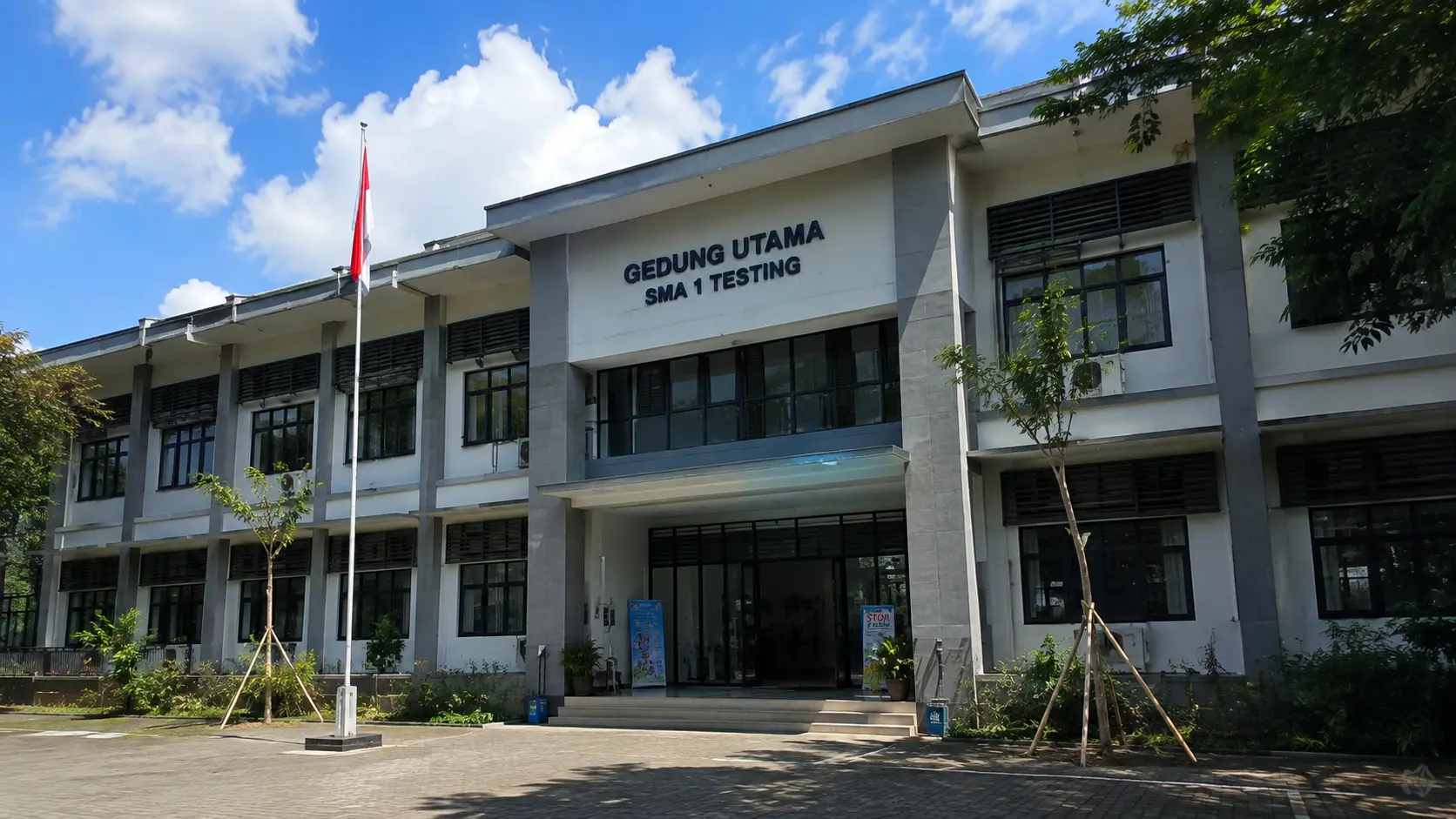 Gedung Utama SMA 1 Testing